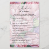 牡丹バラ – 誰が花嫁のゲームを知っ最高のている (正面)