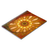 牡丹ビクトリアン渦巻き ノートブック (左側)