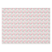 牡丹ピンクのバラの花の花園ブーケ テーブルクロス (正面(横))