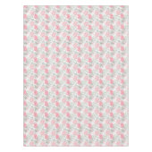 牡丹ピンクのバラの花の花園ブーケ テーブルクロス (正面)