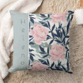 牡丹ピンクのバラの花の花庭の花束 クッション (ブランケット)