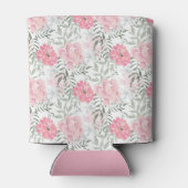 牡丹ピンクのバラの花 缶クーラー (裏面)