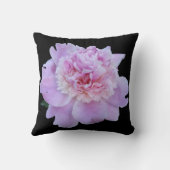 牡丹ピンクフラワーモダン装飾用クッション クッション (裏面)