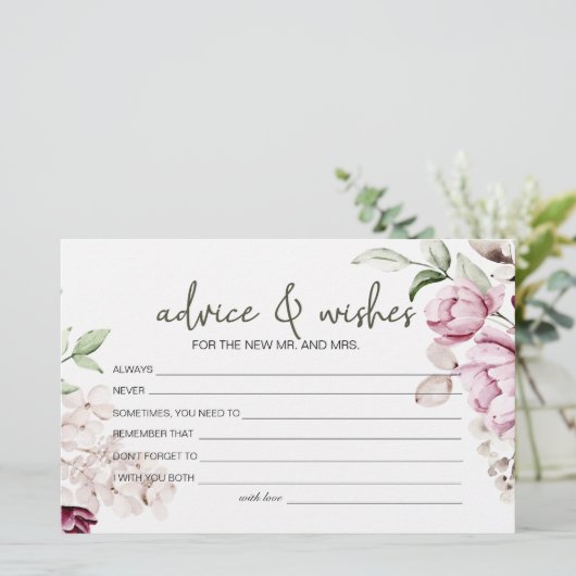 牡丹ピンクブルゴーニュフローラアドバイスウィズ結婚ズ 便箋 (スタンド正面)