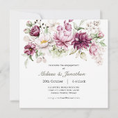 牡丹ピンクブルゴーニュフローラ追加フォト婚約 (裏面)