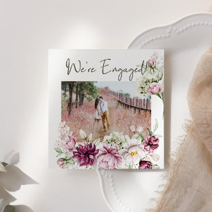 牡丹ピンクブルゴーニュフローラ追加フォト婚約