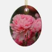 牡丹ピンクランヌカルス接写 セラミックオーナメント (右)