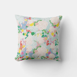 牡丹ピンク クッション