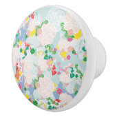 牡丹ピンク セラミックノブ (右)