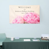 牡丹ピンク 横断幕 (トレードショー)