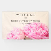 牡丹ピンク 横断幕 (横)