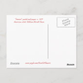 牡丹ファインアート葉書 ポストカード (裏面)