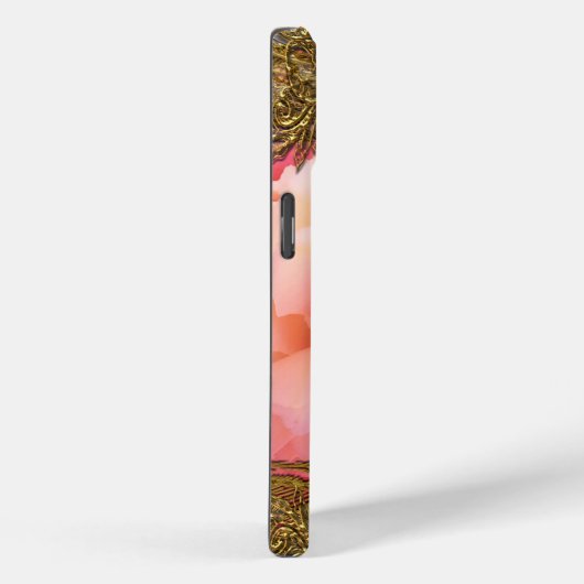 牡丹フエレガントァフモノグラム Case-Mate iPhoneケース (裏面 / 右)