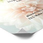 牡丹フラワーサロン価格表ポスター ポスター (角)