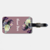 牡丹フラワーズルゲエラベル ラゲッジタグ (裏面横)