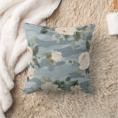 牡丹フラワー迷彩柄装飾用クッション クッション (ブランケット)