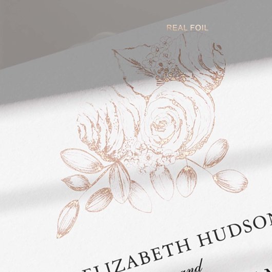 牡丹フローラアートスケッチバラクラシック金ゴールド結婚ズ 箔招待状