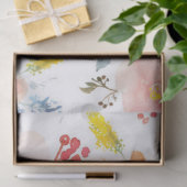 牡丹フローラピンクパターンアンティーク結婚式 薄葉紙 (ギフト)