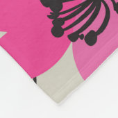 牡丹フローラヴィンテージシームレスパターン。 フリースブランケット (角)