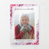 牡丹フローラ写真記念カード 三つ折り案内状 (カバー)