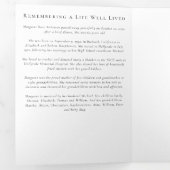 牡丹フローラ写真記念カード 三つ折り案内状 (内部最初)