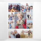 牡丹フローラ写真記念カード 三つ折り案内状 (内部中)