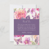 牡丹フローラ悔やみや弔慰葬儀 サンキューカード (裏面)