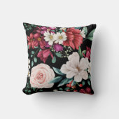 牡丹フローラ水彩装飾用クッション クッション (正面)