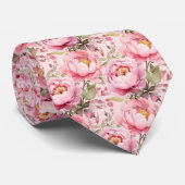 牡丹フローラ牡丹花 ネクタイ (ロール)