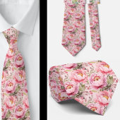 牡丹フローラ牡丹花 ネクタイ