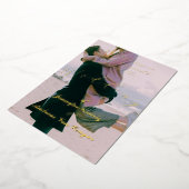 牡丹フローラ結婚写真フォイル招待状 箔招待状 (回転した状態)