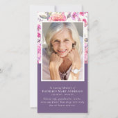 牡丹フローラ記念祈りの言葉しおり (正面)