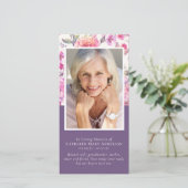 牡丹フローラ記念祈りの言葉しおり (スタンド正面)