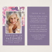 牡丹フローラ記念祈りの言葉カード (正面&裏面)