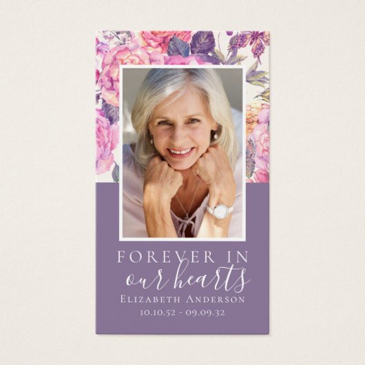 牡丹フローラ記念祈りの言葉カード (正面)