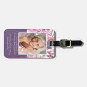 牡丹フローラ記念祈りの言葉 ラゲッジタグ (正面横)