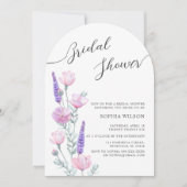牡丹ブライダルシャワー招待 招待状 (正面)