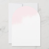 牡丹ブライダルシャワー招待 招待状 (裏面)