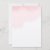 牡丹ブライダルシャワー招待 招待状 (裏面)