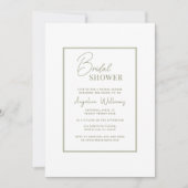 牡丹ブライダルシャワー招待 招待状 (正面)