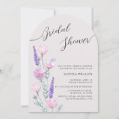 牡丹ブライダルシャワー招待 招待状 (正面)