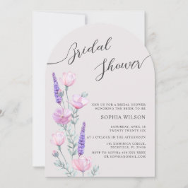 牡丹ブライダルシャワー招待 招待状