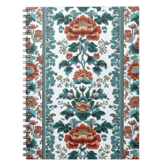 牡丹ブロケード ノートブック (正面)