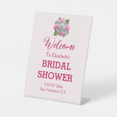 牡丹ブーケブライダルシャワー 台座サイン (正面)