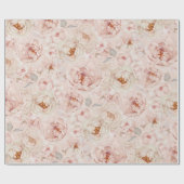 牡丹ラッエレガントピング紙 ラッピングペーパー (フラット)