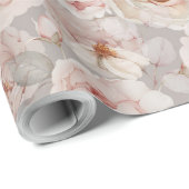 牡丹ラッエレガントピング紙 ラッピングペーパー (ロールコーナー)