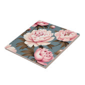 牡丹ヴィンテージ花柄 タイル (側面)