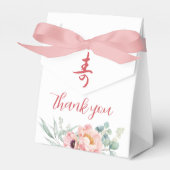 牡丹中国の「長寿」誕生日ギフトボックス フェイバーボックス (正面サイド)