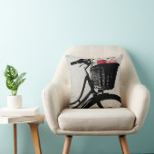 牡丹付自転車かご装飾用クッション クッション (椅子)