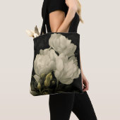 牡丹勉強 トートバッグ (クローズアップ)